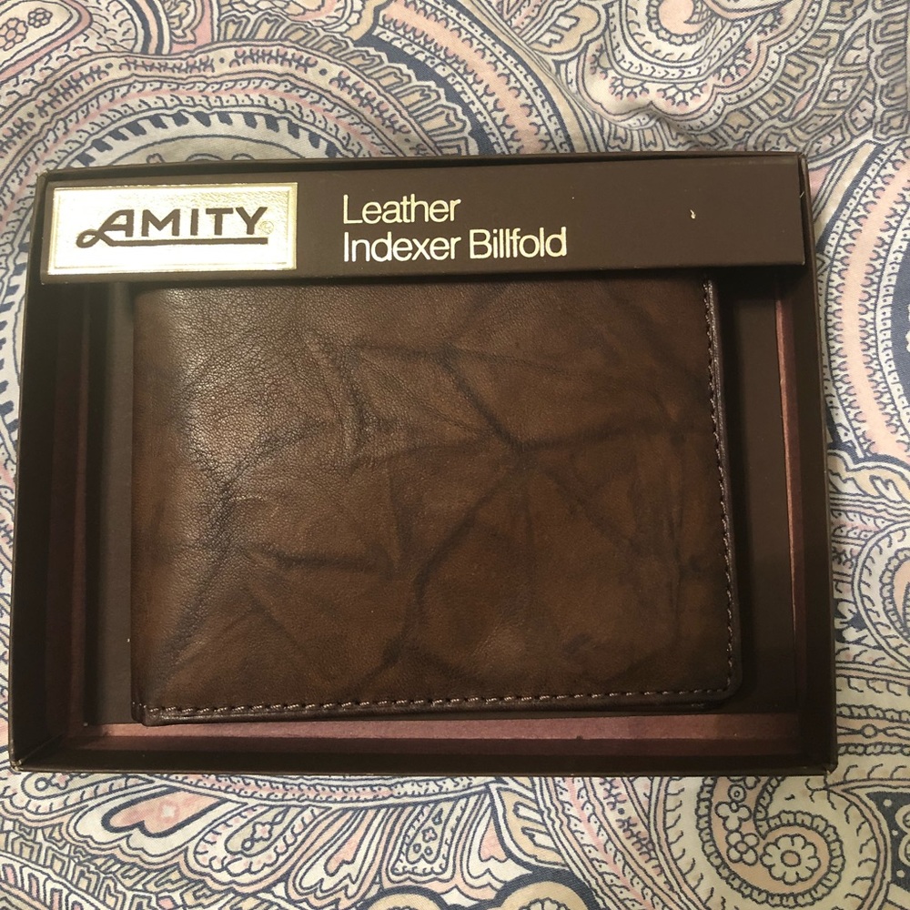 Amity Leather Indexer Billfold